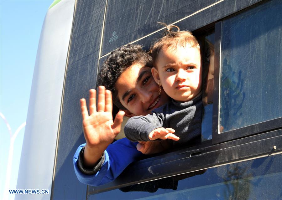 SYRIA-DAMASCUS-REFUGEES-RETURN