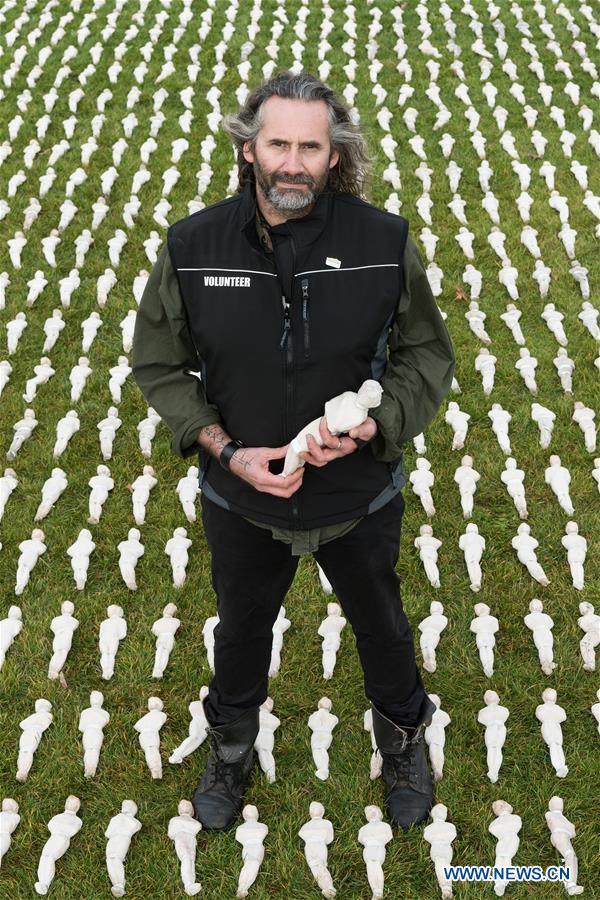 BRITAIN-LONDON-INSTALLATION-SHROUDS OF THE SOMME