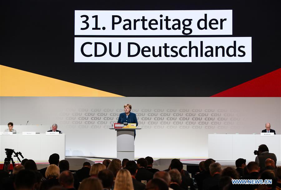 GERMANY-HAMBURG-CDU-PARTY CONFERENCE