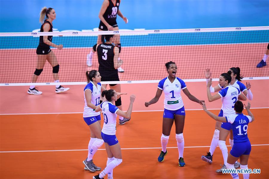 (SP)CHINA-SHAOXING-VOLLEYBALL-FIVB-WOMEN'S CLUB WORLD CHAMPIONSHIP-SEMIFINALS