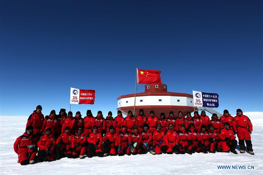 ANTARCTICA-CHINA-INLAND EXPEDITION-TAISHAN STATION