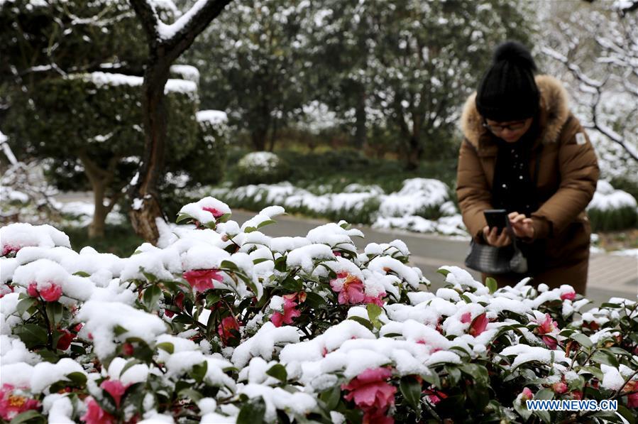 CHINA-SHANGHAI-SNOWFALL (CN)