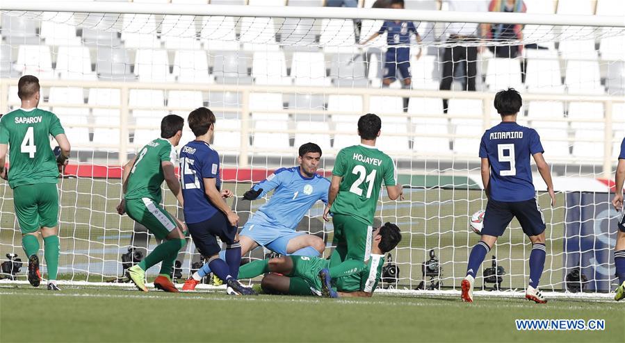 (SP)UAE-ABU DHABI-SOCCER-AFC ASIAN CUP 2019-GROUP F-JPN VS TKM