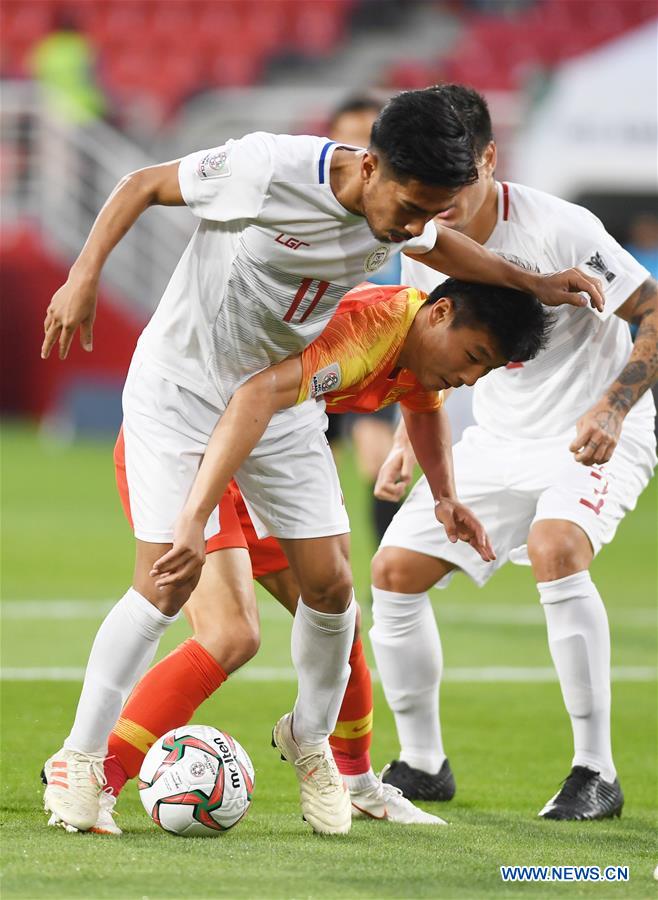 (SP)UAE-ABU DHABI-SOCCER-AFC ASIAN CUP 2019-GROUP C-CHN VS PHI