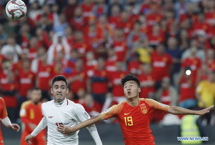 (SP)UAE-ABU DHABI-SOCCER-AFC ASIAN CUP 2019-GROUP C-CHN VS PHI