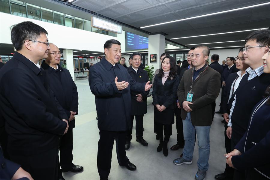 CHINA-HEBEI-XIONGAN-XI JINPING-INSPECTION (CN)