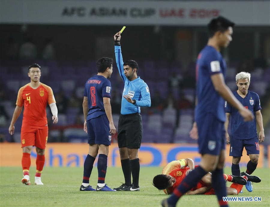 (SP)UAE-AL AIN-SOCCER-AFC ASIAN CUP 2019-CHN VS THA