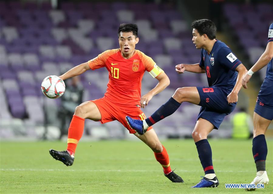 (SP)UAE-AL AIN-SOCCER-AFC ASIAN CUP 2019-CHN VS THA