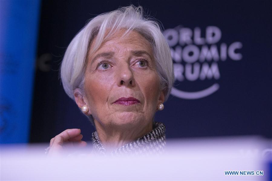 SWITZERLAND-DAVOS-IMF-WORLD ECONOMIC OUTLOOK-LOWER GROWTH FORECAST