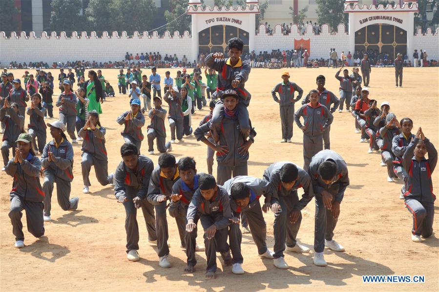 INDIA-BANGALORE-CELEBRATION-PERFORMANCE