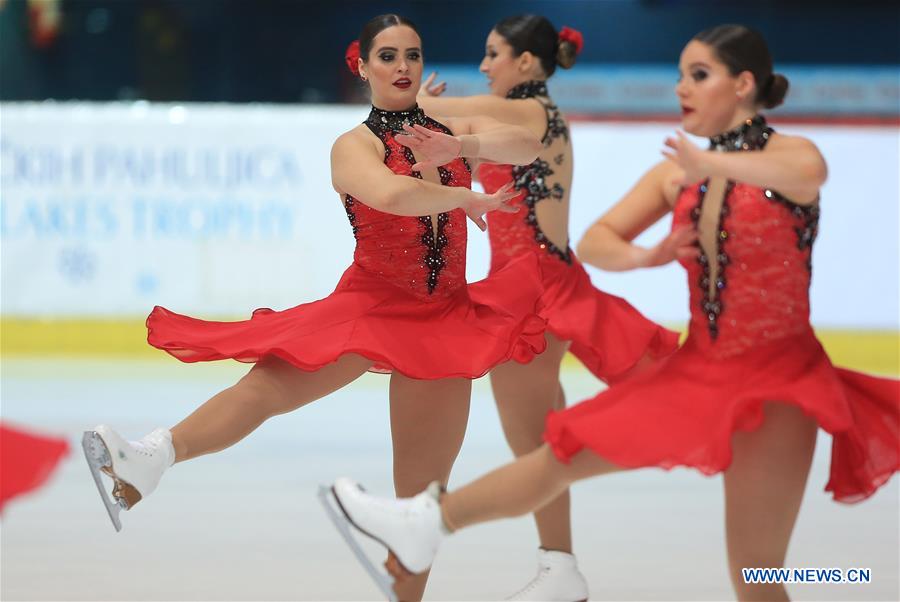 (SP) CROATIA-ZAGREB-SYNCHRONIZED SKATING-15TH ZAGREB SNOWFLAKES TROPHY