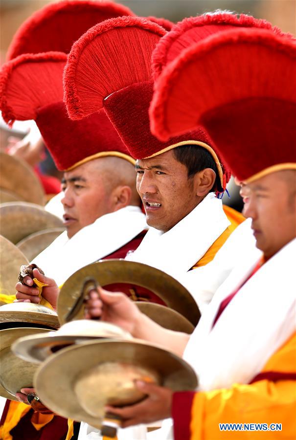 (InTibet) CHINA-TIBET-CHAM DANCE (CN)