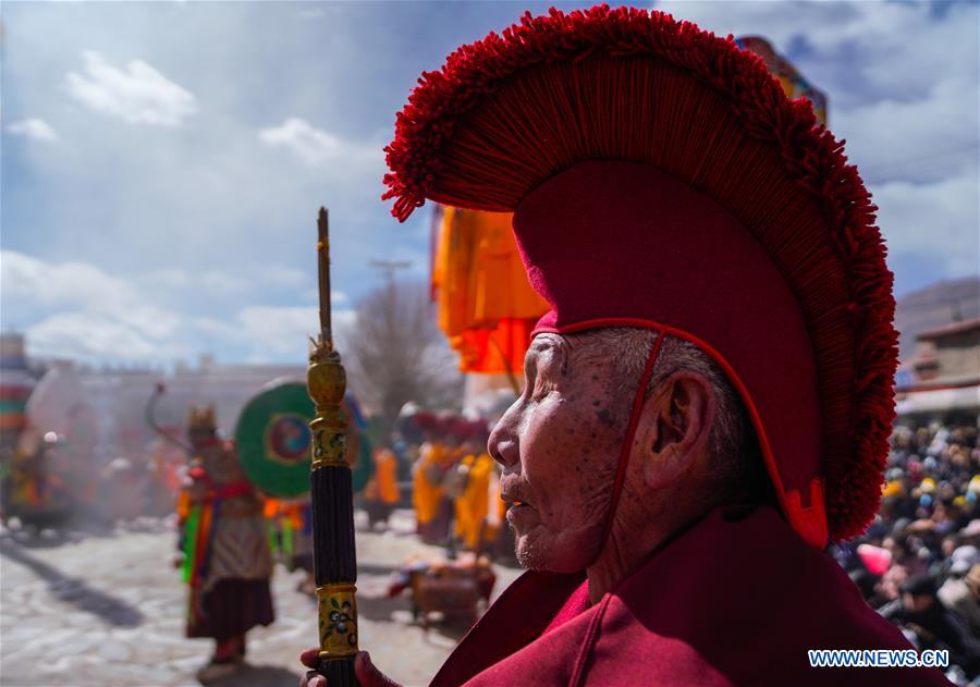 (InTibet) CHINA-TIBET-CHAM DANCE (CN)