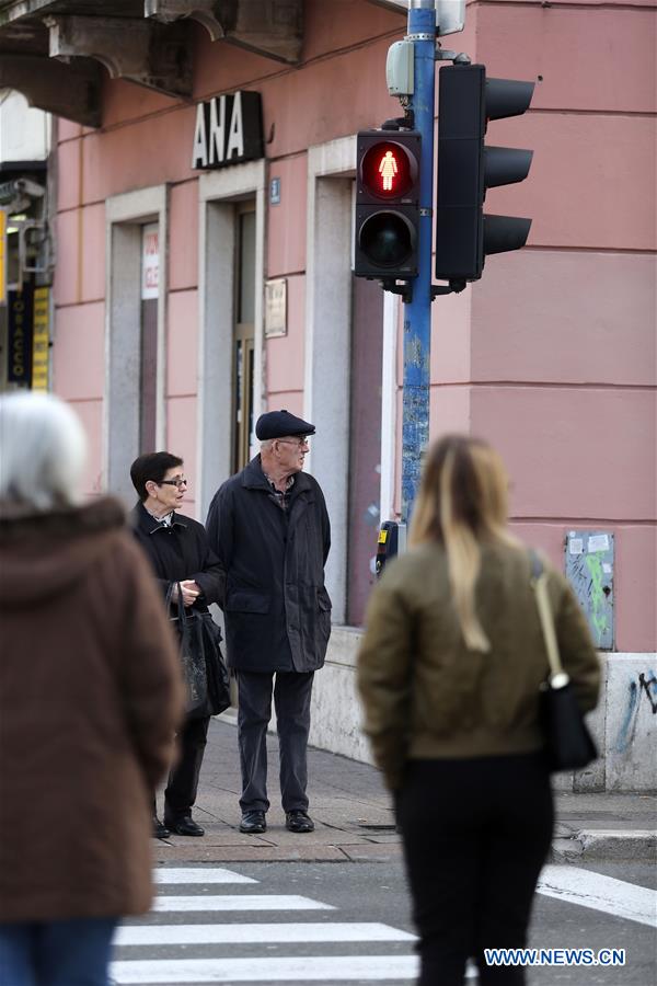 CROATIA-RIJEKA-WOMEN'S TRAFFIC LIGHT