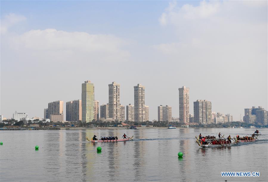 EGYPT-CAIRO-DRAGON BOAT-RACING