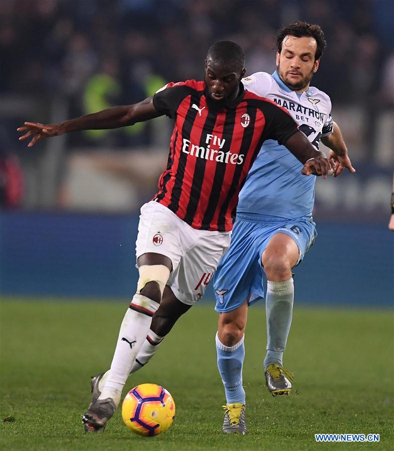 (SP)ITALY-ROME-SOCCER-ITALIAN CUP-AC MILAN VS LAZIO