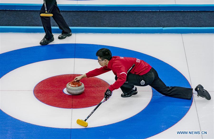 (SP)RUSSIA-KRASNOYARSK-29TH WINTER UNIVERSIADE-CURLING