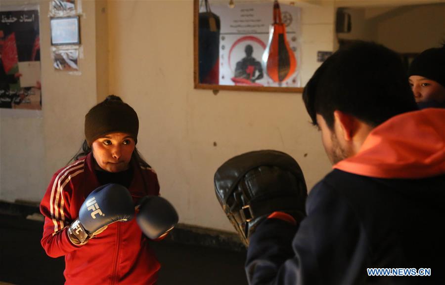 (SP) AFGHANISTAN-KABUL- BOXING CLUB- GIRLS