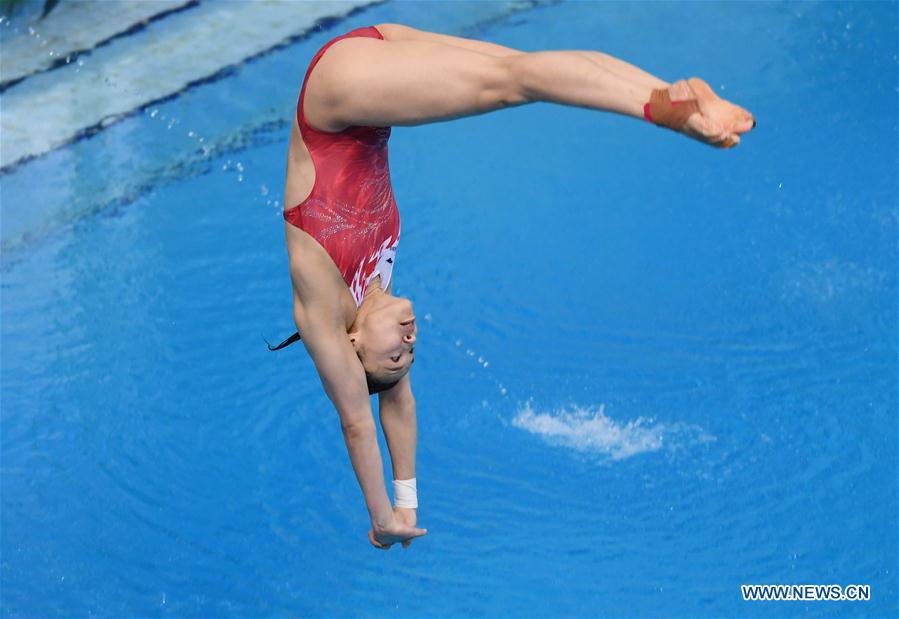 (SP)CHINA-BEIJING-DIVING-FINA WORLD SERIES-WOMEN'S 3M SPRINGBOARD