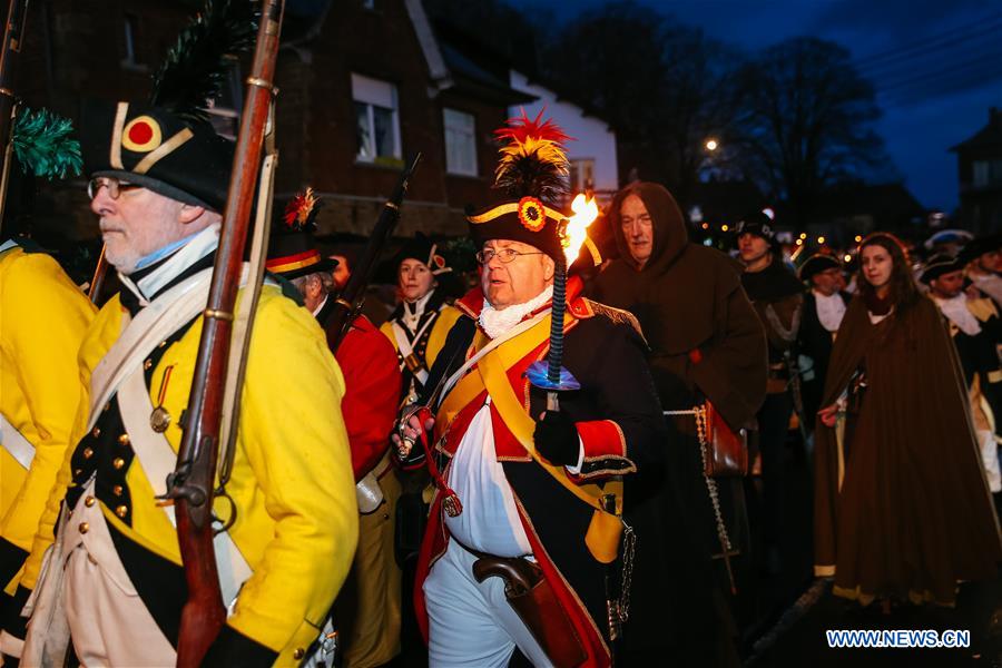 BELGIUM-NAMUR-BOUGE-"GREAT FIRE" CEREMONY