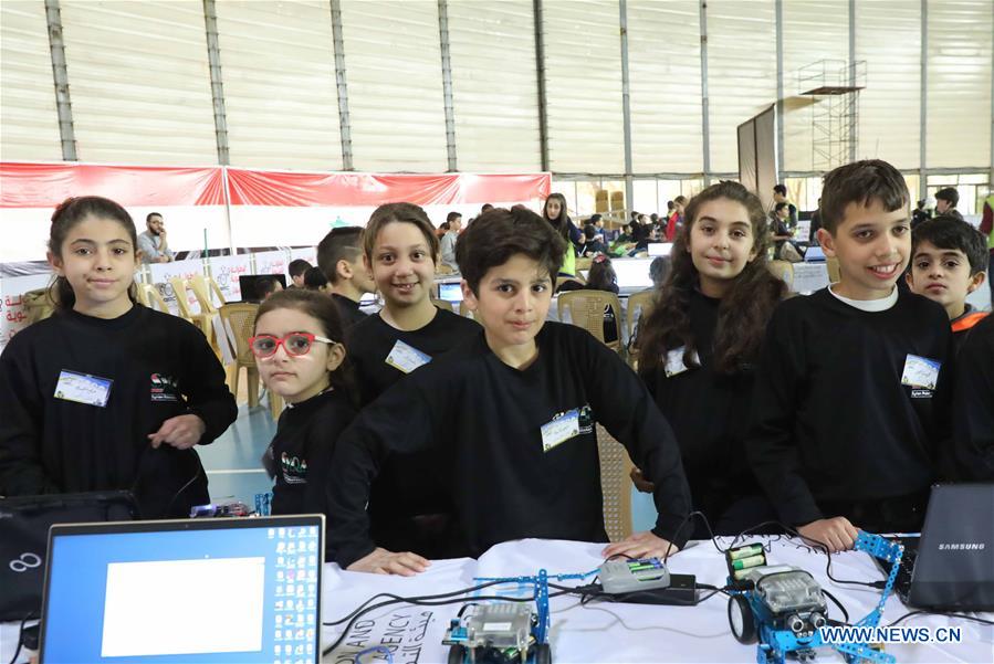 SYRIA-DAMASCUS-ROBOTICS-COMPETITION