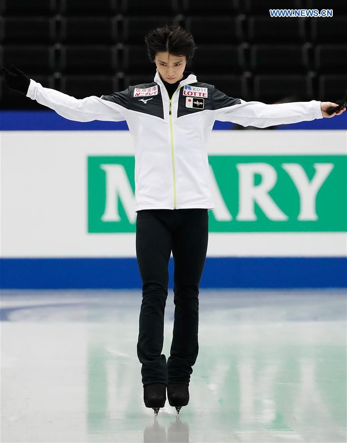 (SP)JAPAN-SAITAMA-FIGURE SKATING-WORLD CHAMPIONSHIPS-TRAINING