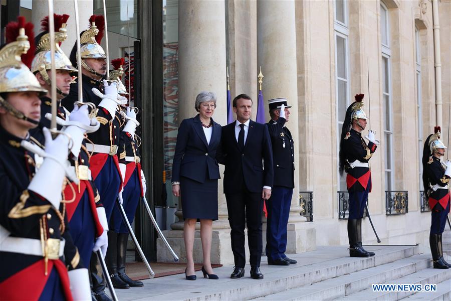 FRANCE-PARIS-BRITISH PM-VISIT