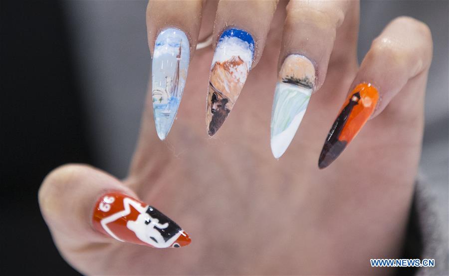 CANADA-TORONTO-NAIL ART CHALLENGE