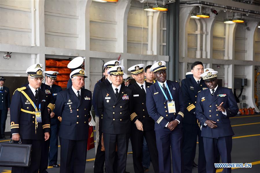 CHINA-QINGDAO-PLA NAVY-70TH ANNIVERSARY-FOREIGN DELEGATIONS-VISIT (CN)