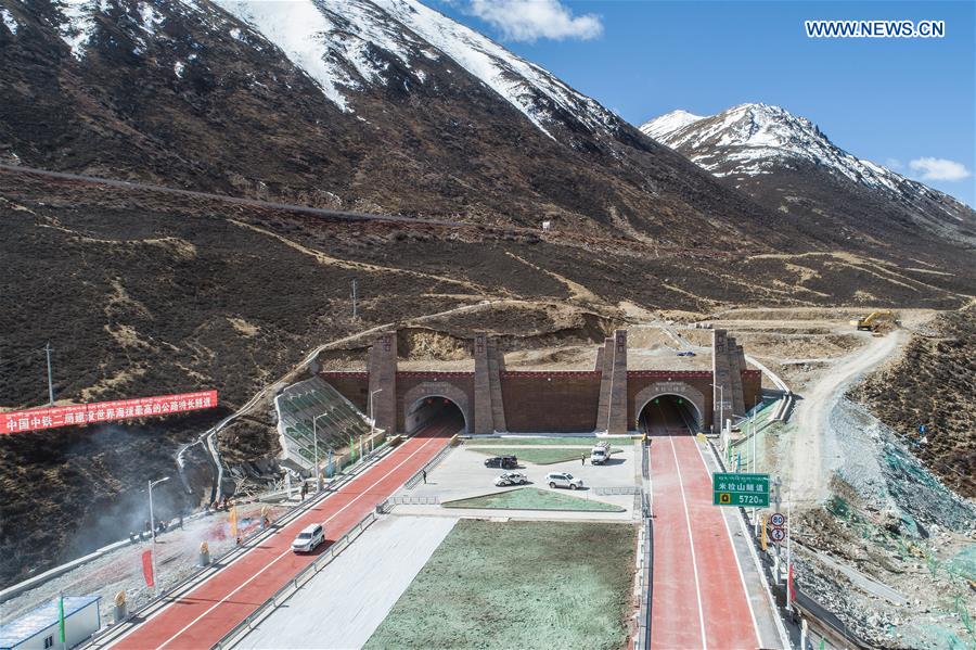 CHINA-TIBET-MILA MOUNTAIN TUNNEL-OPENING (CN)