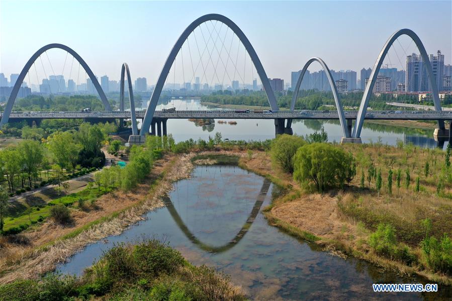 CHINA-SHANXI-TAIYUAN-FENHE RIVER-SCENERY (CN)