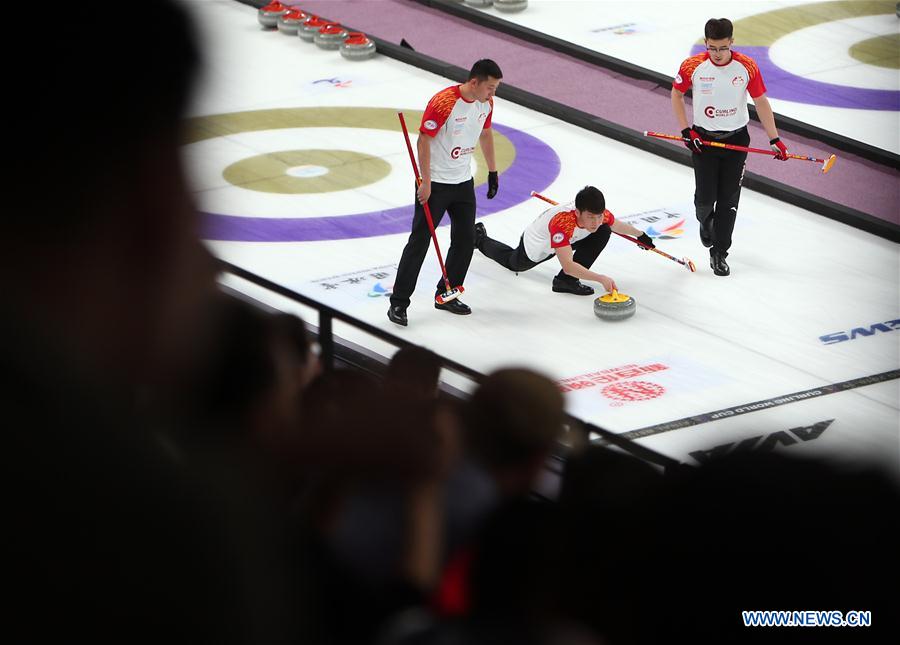 (SP)CHINA-BEIJING-CURLING-WCF WORLD CUP-GRAND FINAL