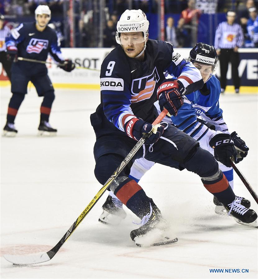 (SP)SLOVAKIA-KOSICE-ICE HOCKEY-IIHF-WORLD CHAMPIONSHIP-GROUP A-USA VS FIN