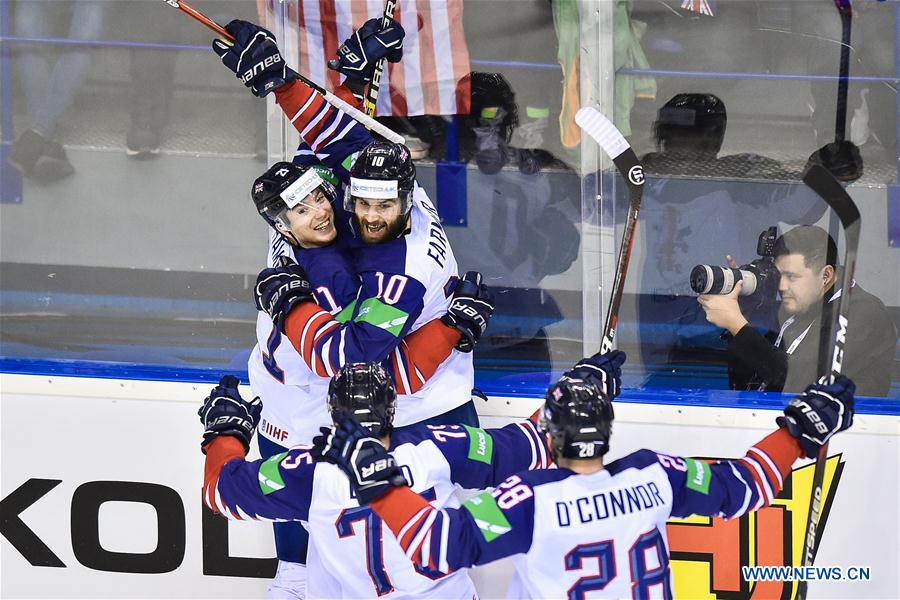 (SP)SLOVAKIA-KOSICE-ICE HOCKEY-IIHF-WORLD CHAMPIONSHIP-GROUP A-USA VS GBR