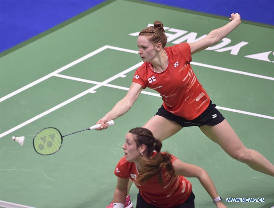 (SP)CHINA-NANNING-BADMINTON-TOTAL BWF SUDIRMAN CUP 2019-INDONESIA VS ENGLAND (CN)