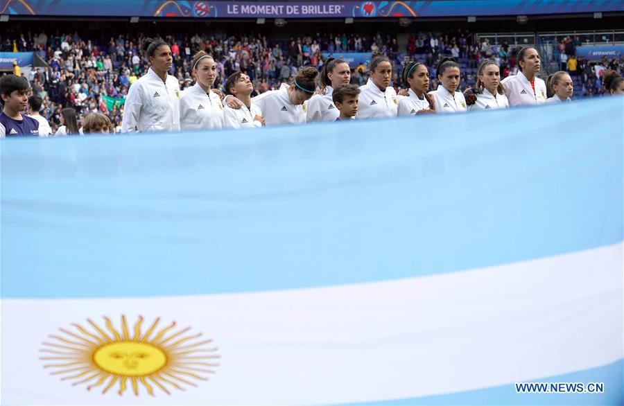 (SP)FRANCE-PARIS-2019 FIFA WOMEN'S WORLD CUP-GROUP D-ARG VS JPN