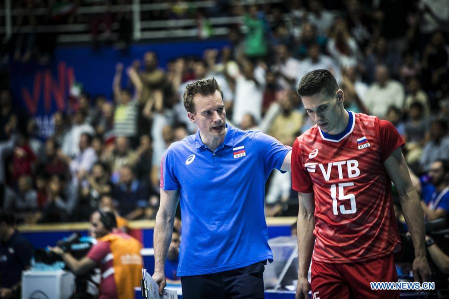 (SP)IRAN-URMIA-FIVB VOLLEYBALL LEAGUE-RUSSIA VS IRAN