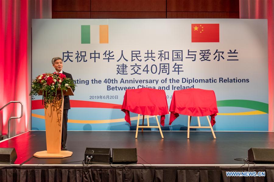 IRELAND-DUBLIN-CHINESE EMBASSY-RECEPTION