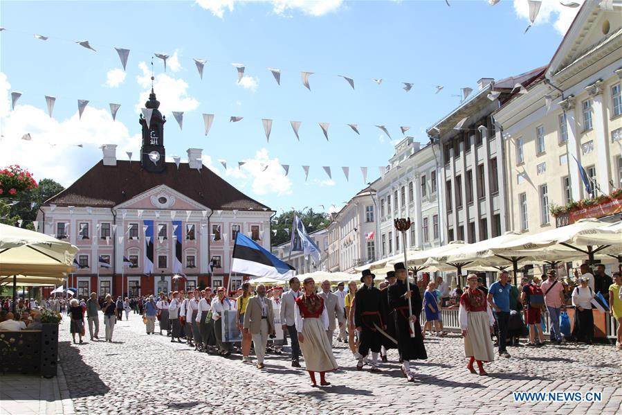 ESTONIA-TARTU-SONG FESTIVAL-150TH ANNIVERSARY