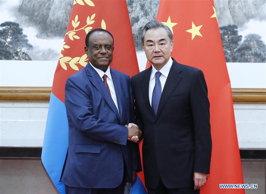 CHINA-BEIJING-WANGYI-ERITREA'S OFFICIAL-MEETING (CN)