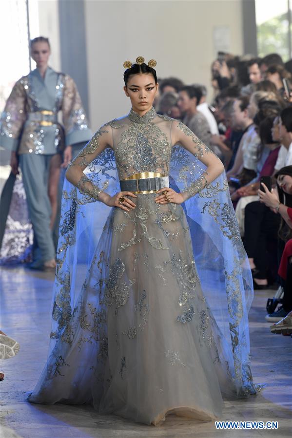 FRANCE-PARIS-FASHION WEEK-ELIE SAAB