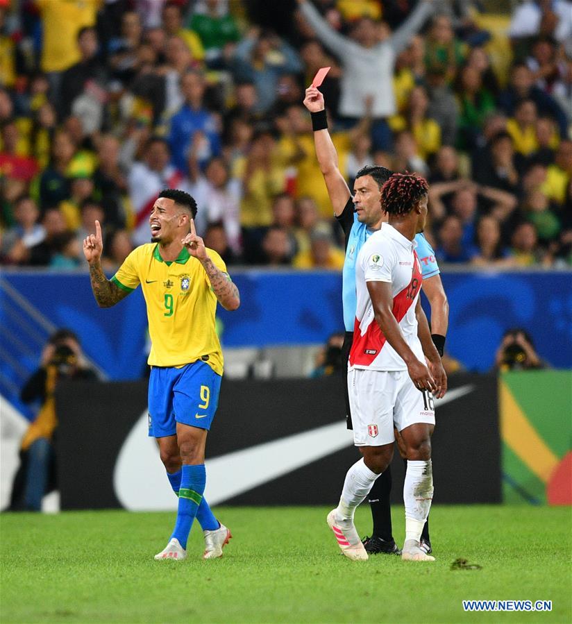 (SP)BRAZIL-RIO DE JANEIRO-FOOTBALL-COPA AMERICA 2019-FINAL-BRAZIL VS PERU