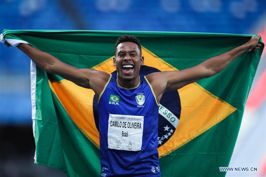 (SP)ITALY-NAPLES-SUMMER UNIVERSIADE-ATHLETICS-MEN'S 200M-FINAL