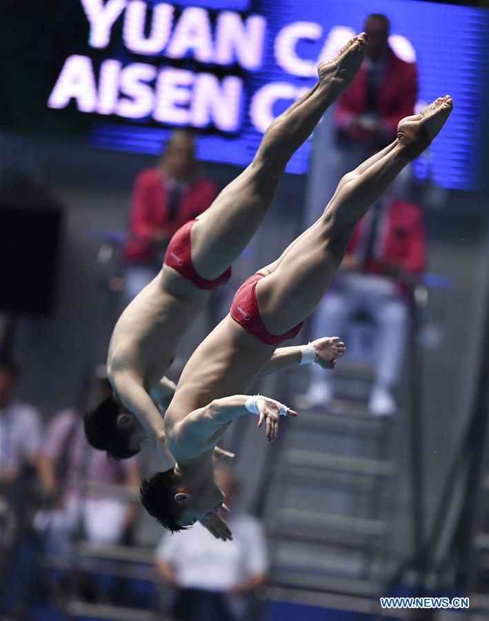 (SP)SOUTH KOREA-GWANGJU-FINA WORLD CHAMPIONSHIPS-MEN'S 10M SYNCHRO PLATFORM FINAL