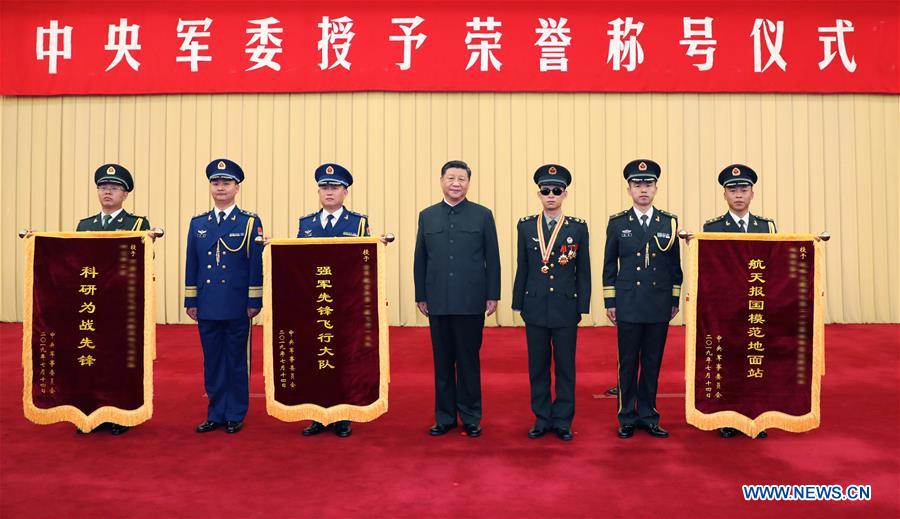 CHINA-BEIJING-CMC-SOLDIER-MILITARY UNITS-HONOR-CEREMONY (CN)