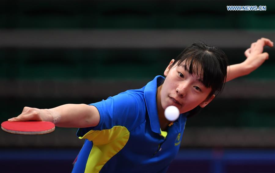 (SP)CHINA-SHANXI-TAIYUAN-2ND YOUTH GAMES-TABLE TENNIS (CN)