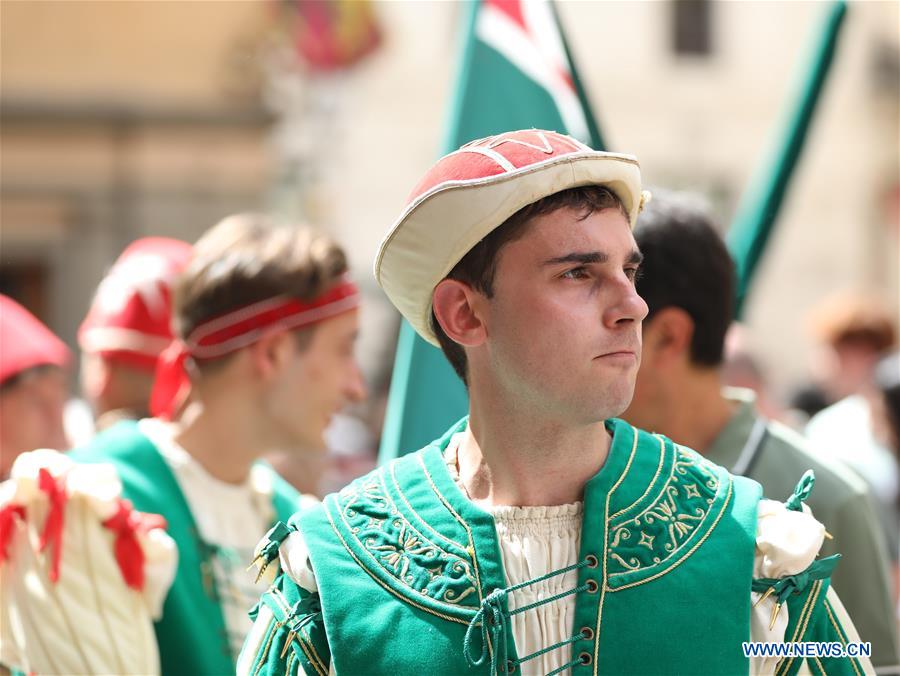 ITALY-SIENA-HORSE RACE-PALIO-PARADE