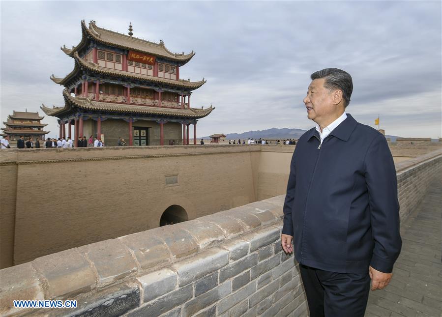 CHINA-GANSU-XI JINPING-INSPECTION (CN)