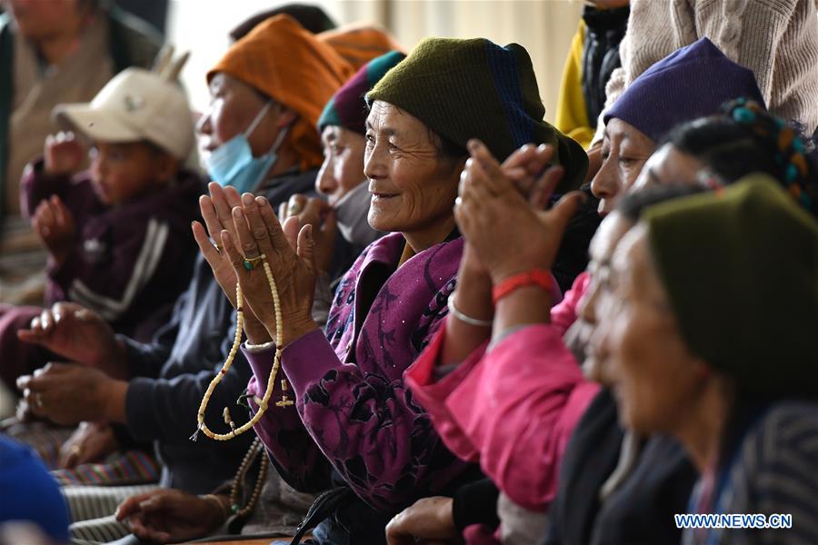 CHINA-TIBET-LHASA-VISUALLY IMPAIRED MUSICIANS-NURSING HOME (CN)