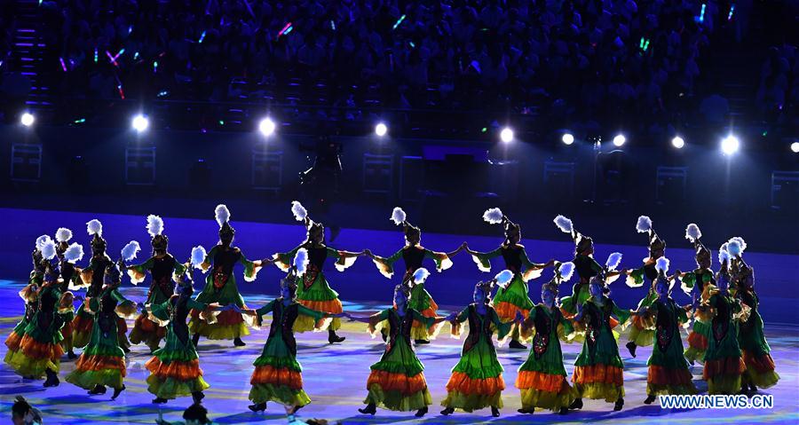 (SP)CHINA-ZHENGZHOU-NATIONAL TRADITIONAL GAMES OF ETHNIC MINORITIES-OPENING CEREMONY (CN)